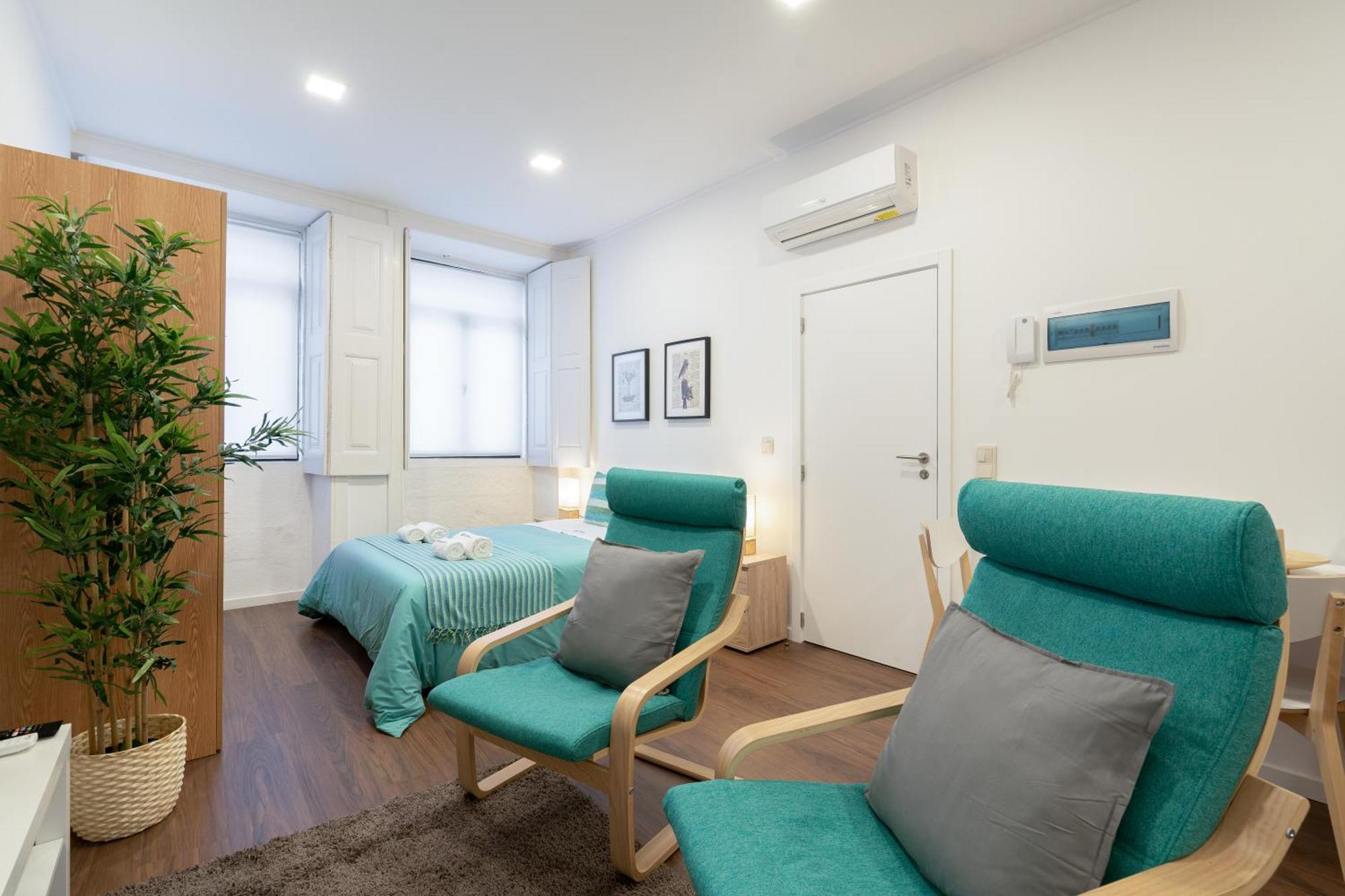 Host Wise - Modern Studios With Terrace - Walk Everywhere 波尔图 客房 照片